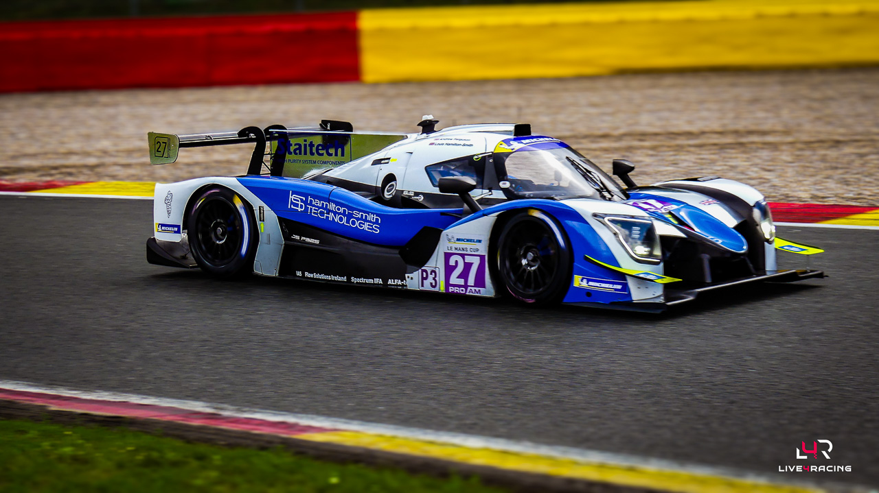 Andrew Ferguson et Louis Hamilton-Smith au volant d’une Ligier JS P325 lors de l’épreuve 4 hours of Spa Francorchamps 2026.