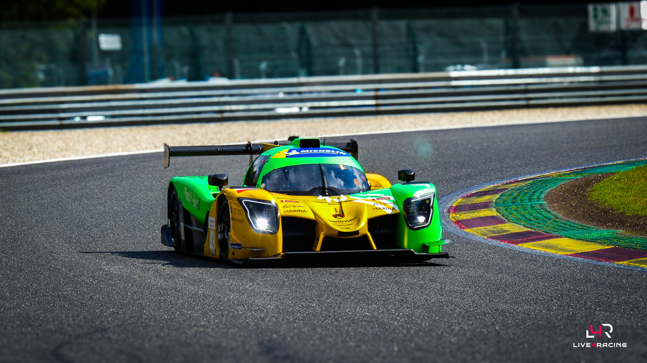Christian Dannemand Jörgensen and Jonathan Woolridge driving a Ligier JS P325 at 4 hours of Spa Francorchamps 2026.