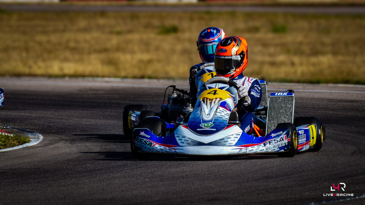 Nino Moulin driving an Exprit Noesis MY15 at Trophée des Champions Anneville 2026.
