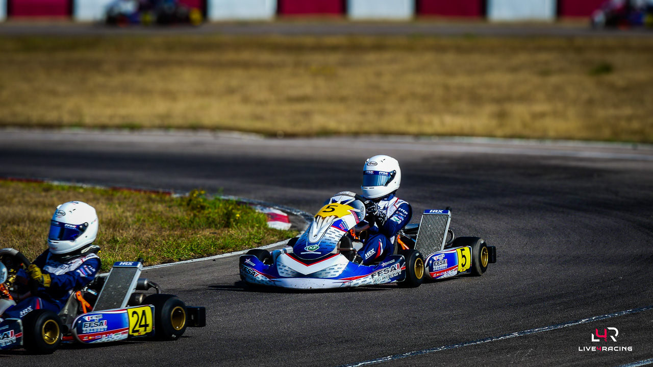 Ayrton Lamarche driving an Exprit Noesis MY15 at Trophée des Champions Anneville 2026.