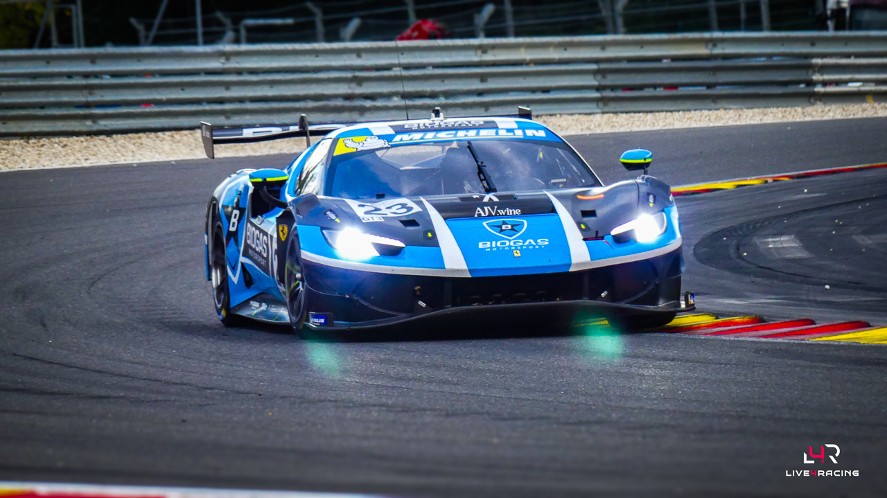 Marc Carol Ybarra and Josep Mayola Comadira driving a Ferrari 296 GT3 Evo at 4 hours of Spa Francorchamps 2026.