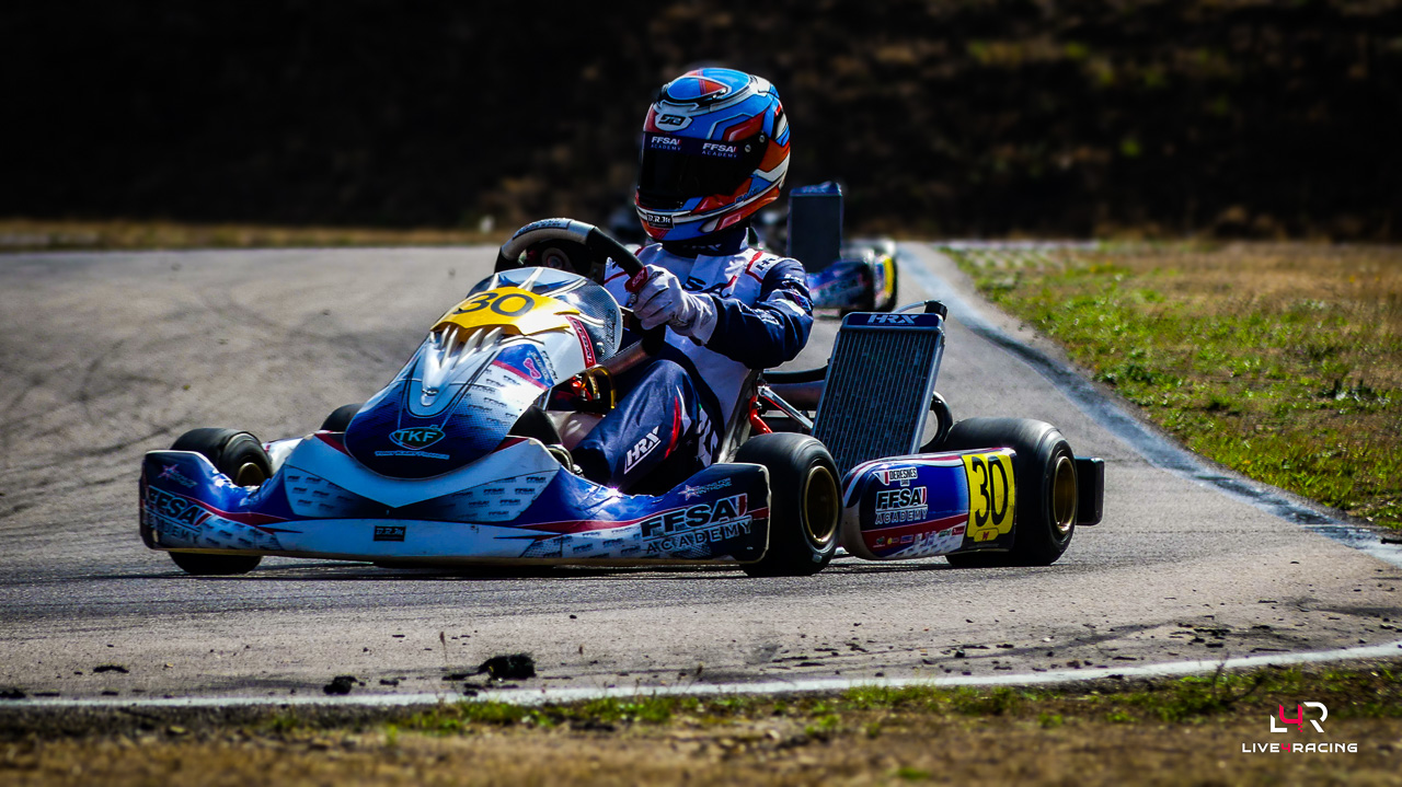 Saad Deresnes driving an Exprit Noesis MY15 at Trophée des Champions Anneville 2026.