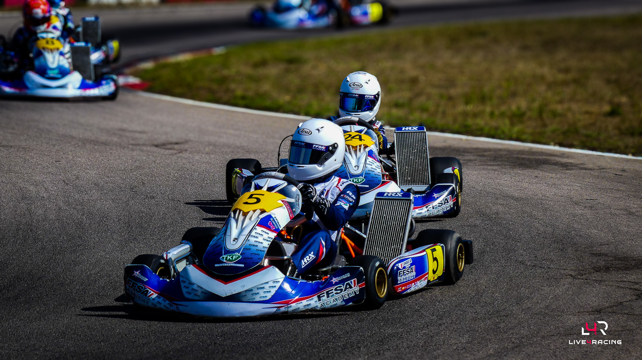 Ayrton Lamarche driving an Exprit Noesis MY15 at Trophée des Champions Anneville 2026.