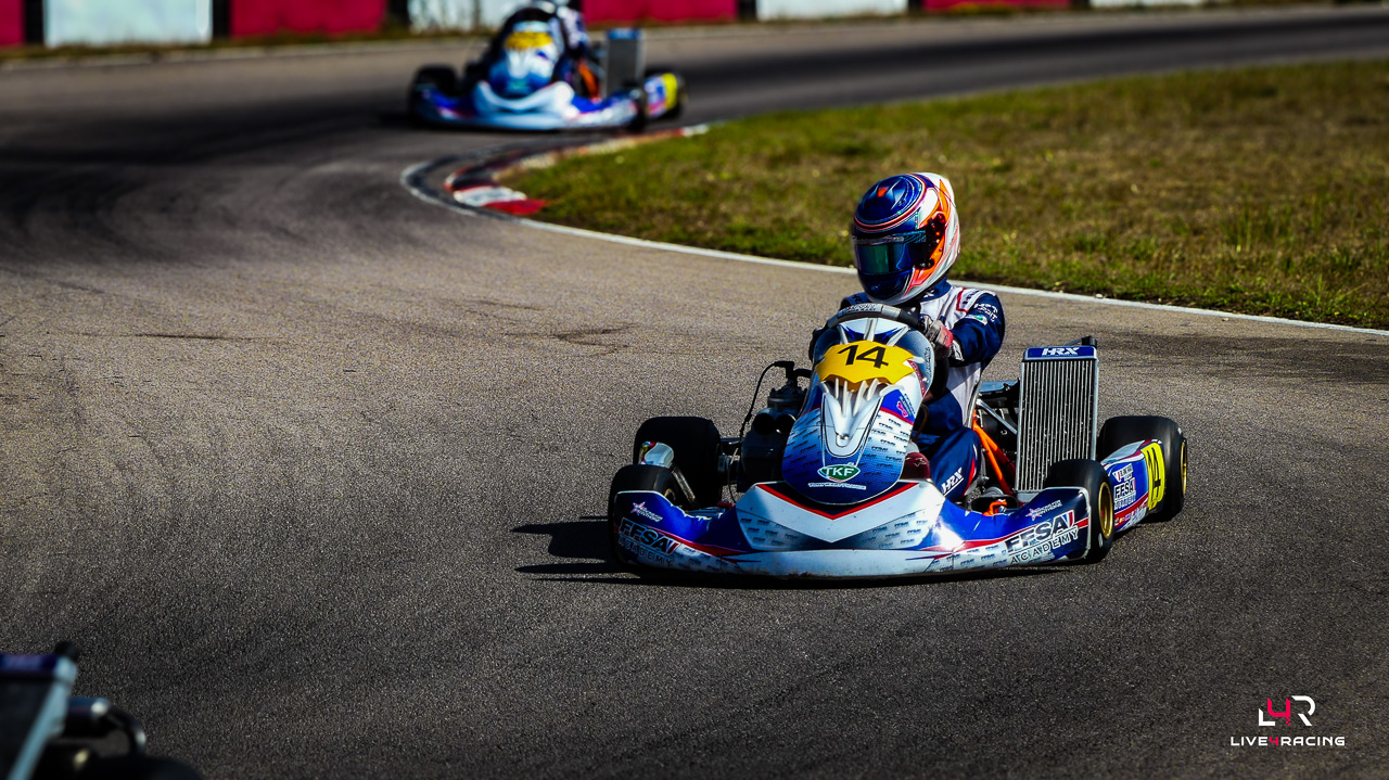 Léo-Galang Blanchard driving an Exprit Noesis MY15 at Trophée des Champions Anneville 2026.
