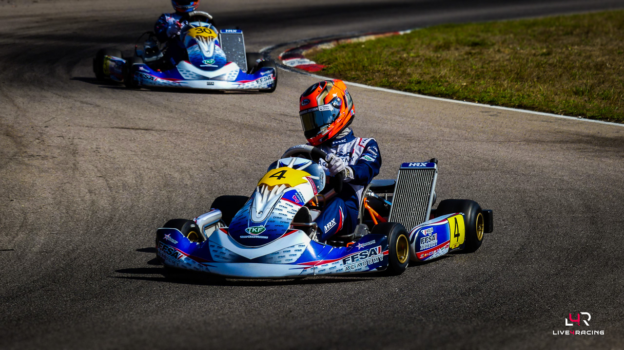 Nino Moulin driving an Exprit Noesis MY15 at Trophée des Champions Anneville 2026.