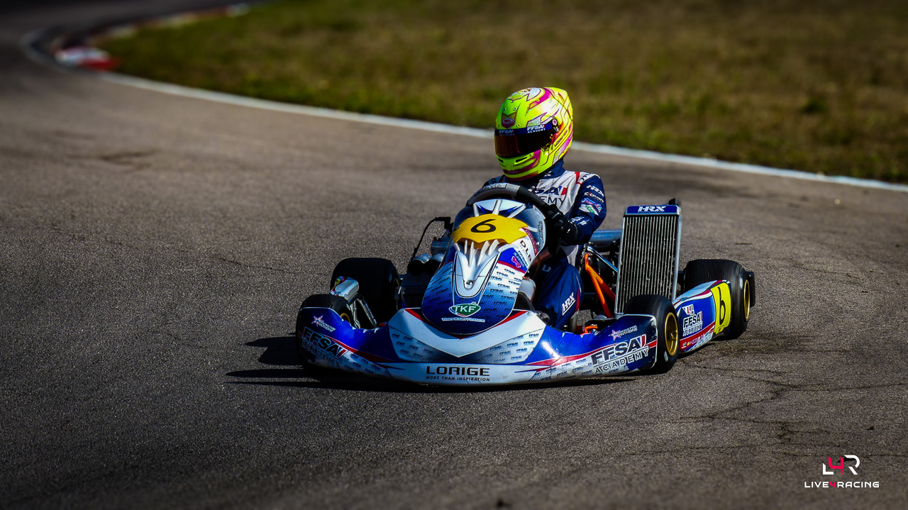 Léonie Her driving an Exprit Noesis MY15 at Trophée des Champions Anneville 2026.
