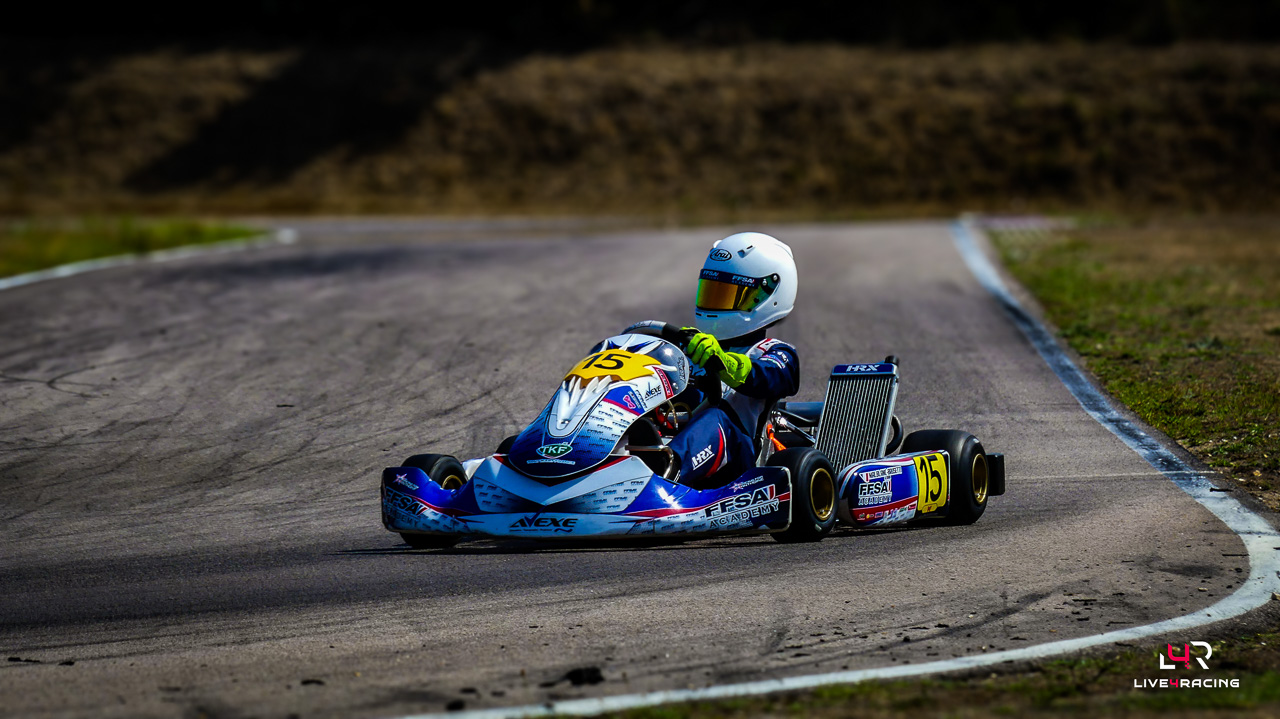 Kérian Malblanc Brusetti driving an Exprit Noesis MY15 at Trophée des Champions Anneville 2026.