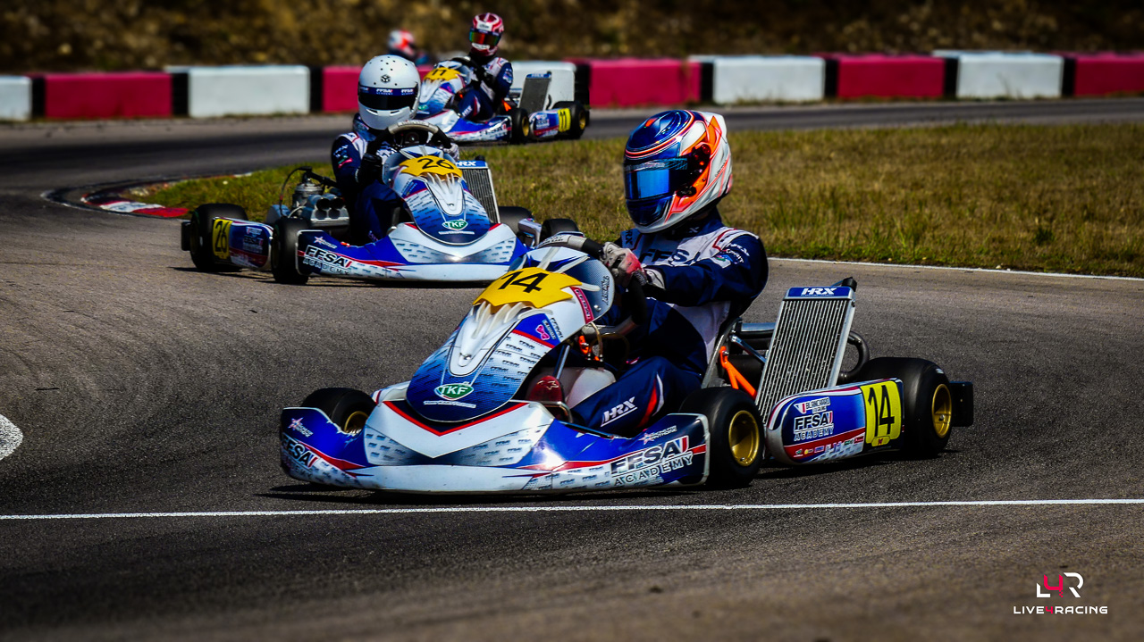 Léo-Galang Blanchard driving an Exprit Noesis MY15 at Trophée des Champions Anneville 2026.