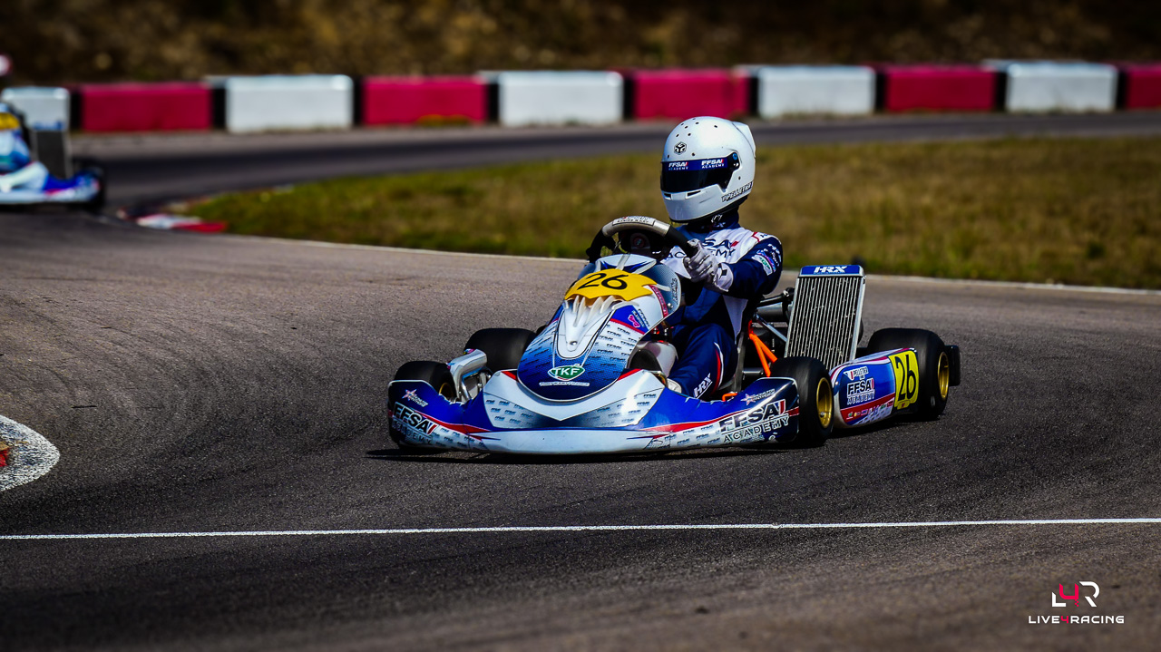 Yanis Pelletier driving an Exprit Noesis MY15 at Trophée des Champions Anneville 2026.