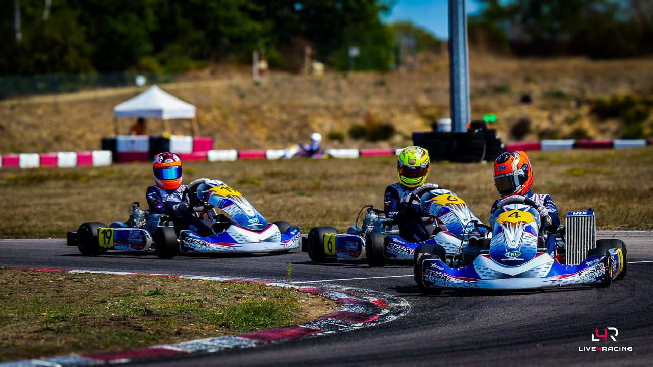 Nino Moulin driving an Exprit Noesis MY15 at Trophée des Champions Anneville 2026.