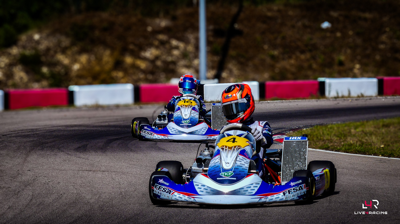 Nino Moulin driving an Exprit Noesis MY15 at Trophée des Champions Anneville 2026.