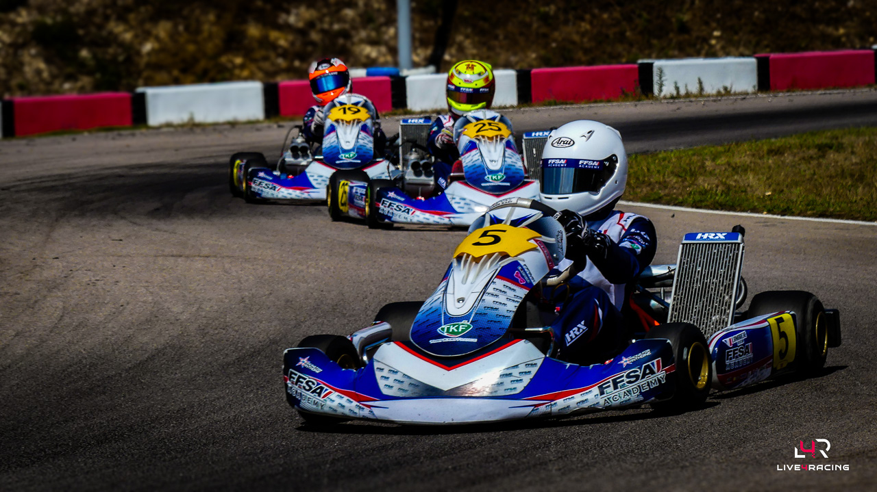 Ayrton Lamarche driving an Exprit Noesis MY15 at Trophée des Champions Anneville 2026.