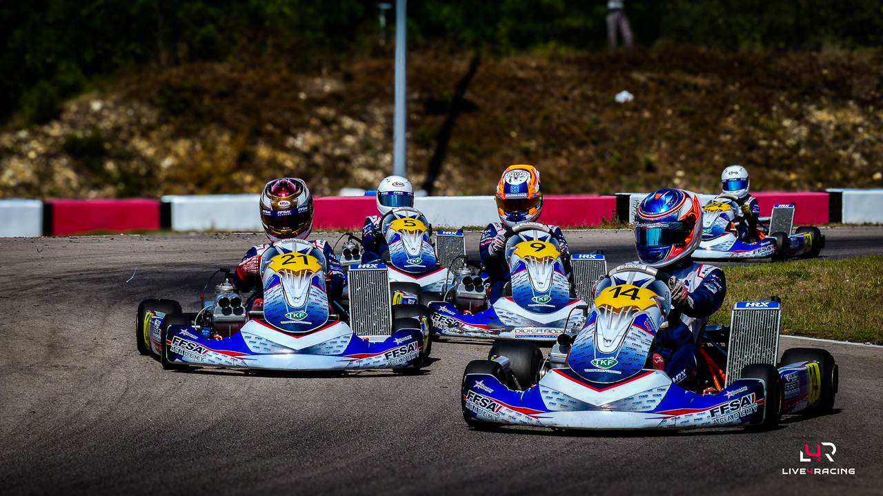 Léo-Galang Blanchard driving an Exprit Noesis MY15 at Trophée des Champions Anneville 2026.