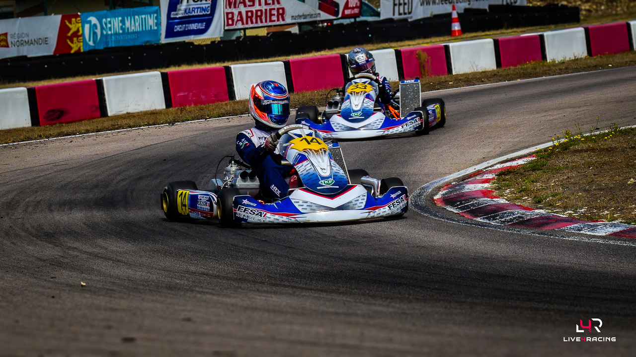Léo-Galang Blanchard driving an Exprit Noesis MY15 at Trophée des Champions Anneville 2026.