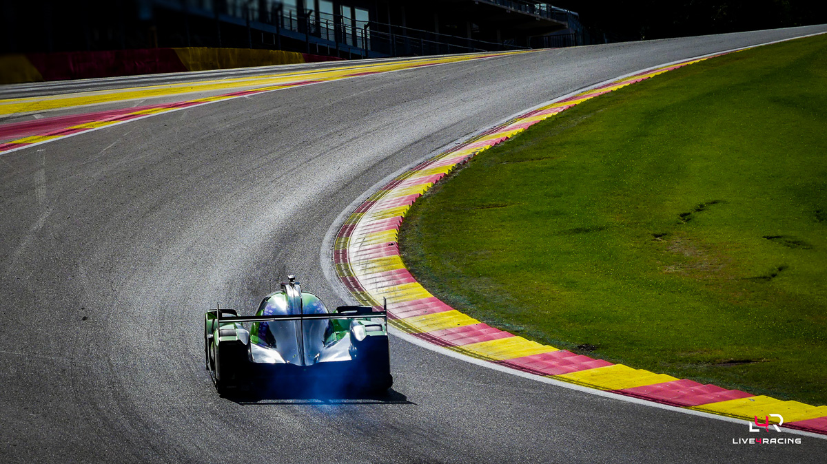 Oliver Gray, Esteban Masson et Louis Rousset au volant d’une ORECA 07 lors de l’épreuve 4 hours of Spa Francorchamps 2026.