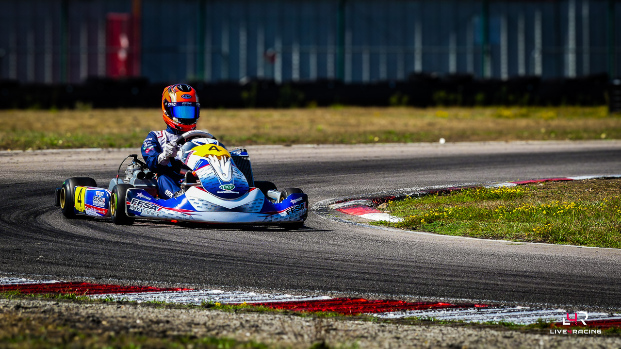 Nino Moulin driving an Exprit Noesis MY15 at Trophée des Champions Anneville 2026.