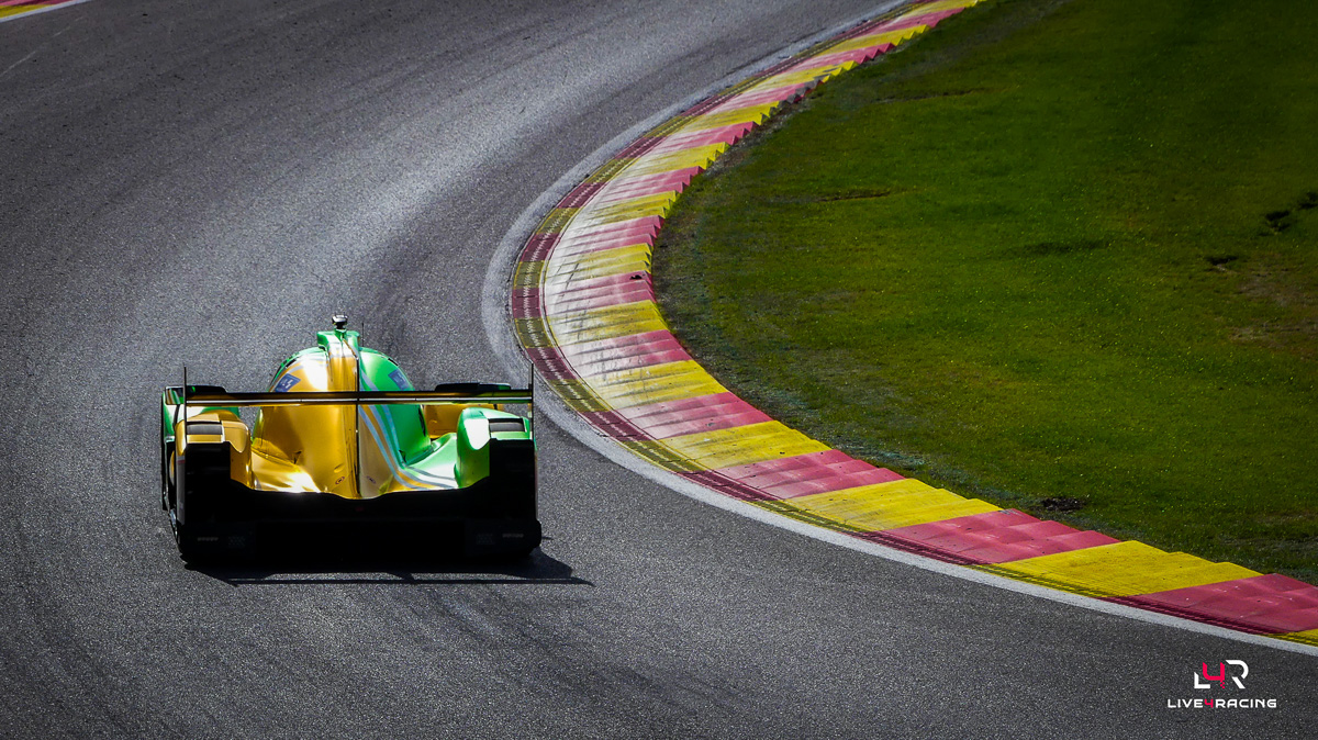 Reshad De Gerus and Bijoy Garg driving an ORECA 07 at 4 hours of Spa Francorchamps 2026.