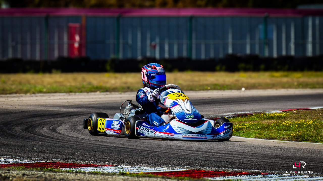 Charline Cordier driving an Exprit Noesis MY15 at Trophée des Champions Anneville 2026.