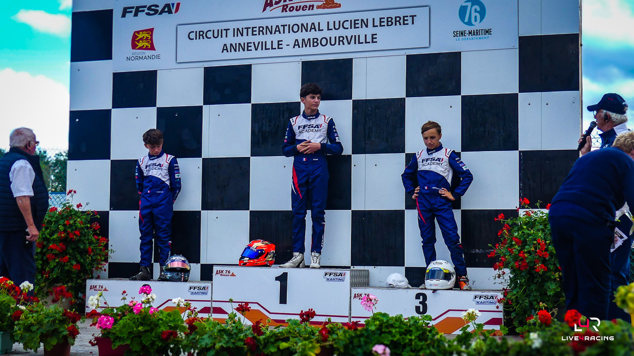 Nino Moulin driving an Exprit Noesis MY15 at Trophée des Champions Anneville 2026.