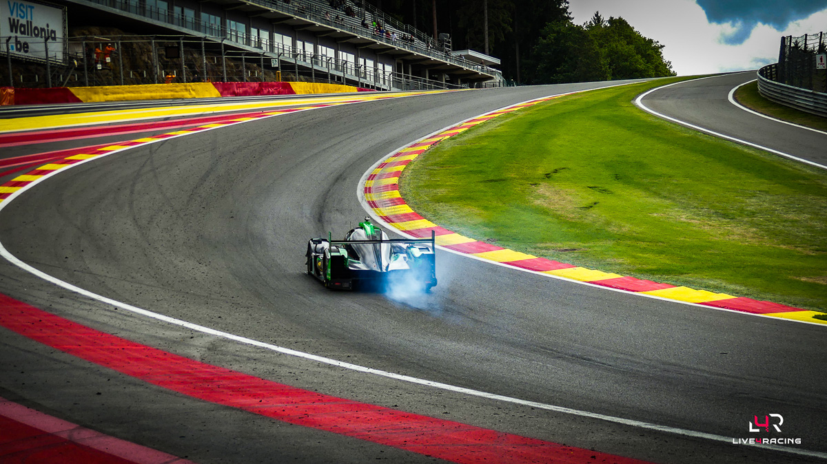 Oliver Gray, Esteban Masson et Louis Rousset au volant d’une ORECA 07 lors de l’épreuve 4 hours of Spa Francorchamps 2026.