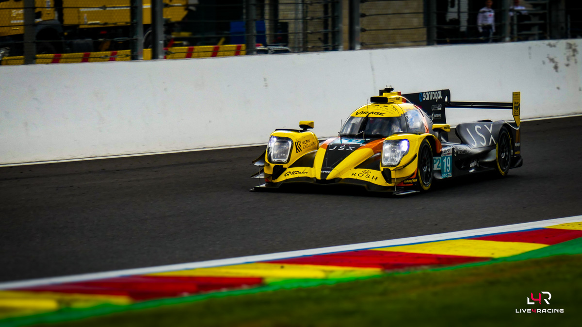 Manuel Espírito Santo, John Falb and Rik Koen driving an ORECA 07 at 4 hours of Spa Francorchamps 2026.