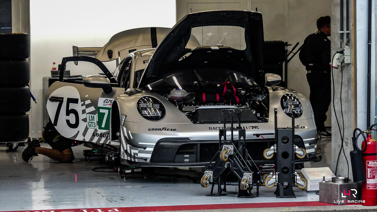 Matt Kurzejewski, Richard Lietz and Thomas Sargent driving a Porsche 911 GT3 R LMGT3 at 4 hours of Spa Francorchamps 2026.