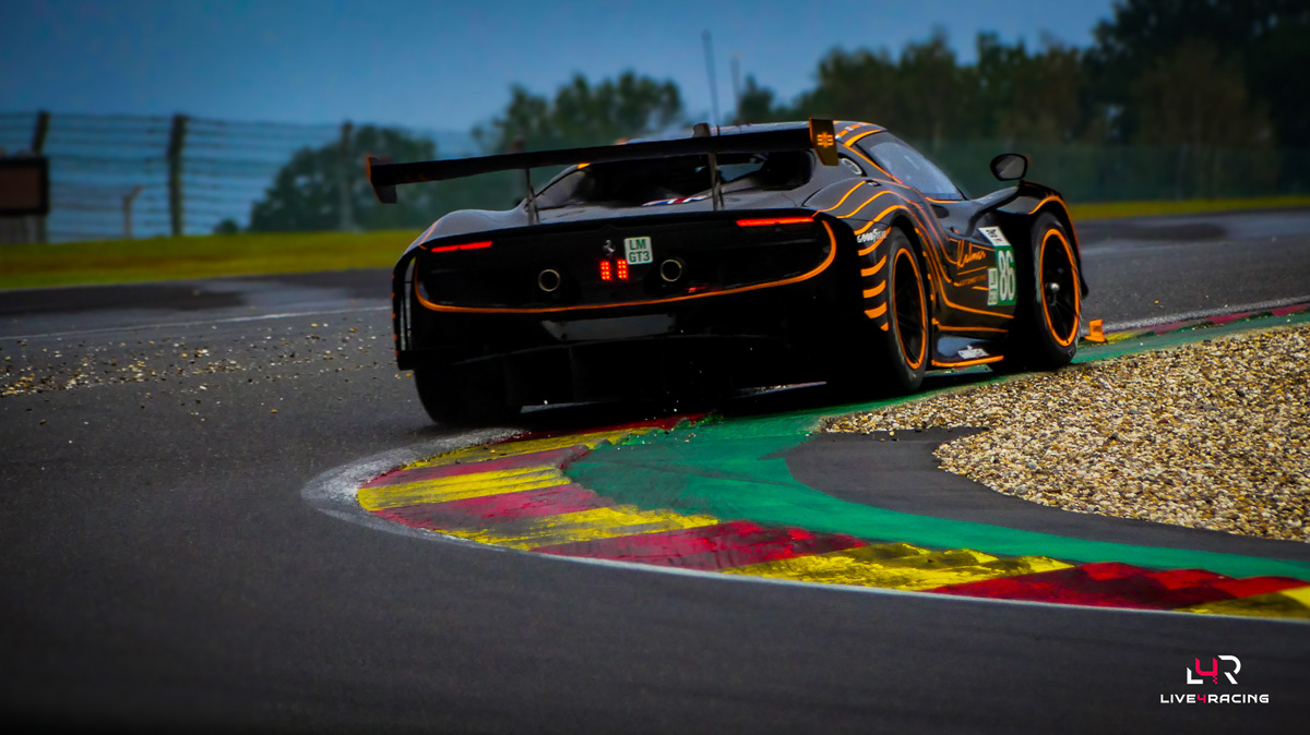 Lorcan Hanafin, Mex Jansen and Michael Wainwright driving a Ferrari 296 LMGT3 Evo at 4 hours of Spa Francorchamps 2026.