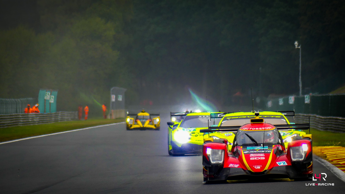 Cem Bölükbaşı, Lorenzo Fluxa et Jens Reno Møller au volant d’une ORECA 07 lors de l’épreuve 4 hours of Spa Francorchamps 2026.