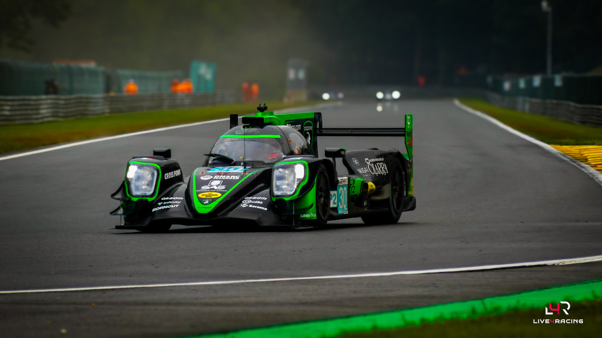 Doriane Pin, Giorgio Roda et Richard Verschoor au volant d’une ORECA 07 lors de l’épreuve 4 hours of Spa Francorchamps 2026.