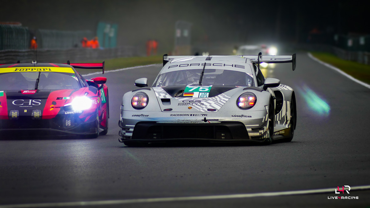 Ferrari 296 LMGT3 Evo of AF Corse at 4 hours of Spa Francorchamps 2026.