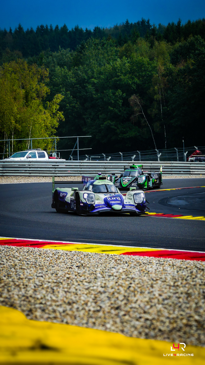 Jack Doohan, Roy Nissany et Edward Pearson au volant d’une ORECA 07 lors de l’épreuve 4 hours of Spa Francorchamps 2026.